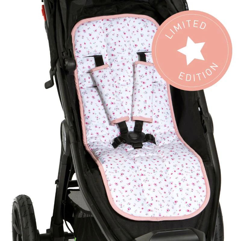 All4Ella Ice cooling pram liner - Pink Petals