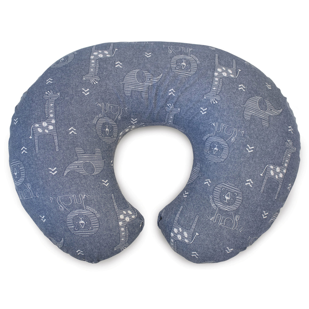 Chicco Boppy Pillow Denim Animals