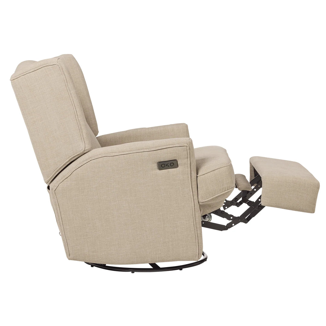 Il Tutto Chelsea Electric Recliner Glider Chair with USB Latté
