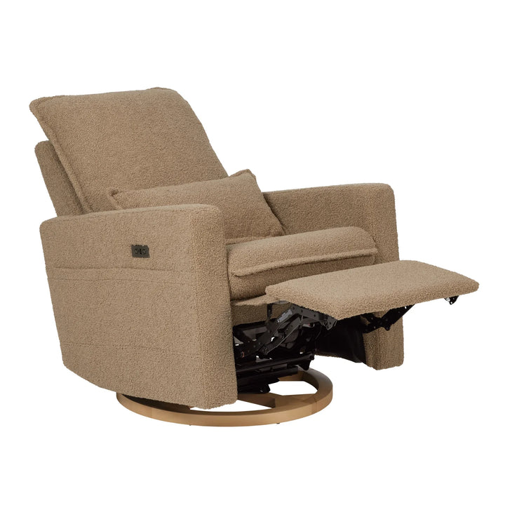 Il Tutto Frankie Electric Recliner/Glider Chair - Mocha Teddy