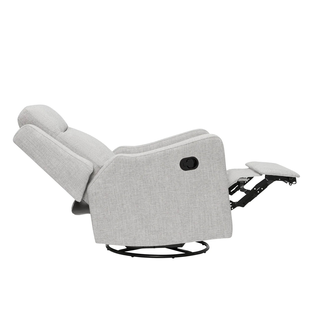 Il Tutto Henry Recliner Glider Chair in Pure Grey