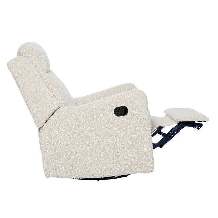 Il Tutto Henry Recliner Glider Chair in Vanilla Bouclé