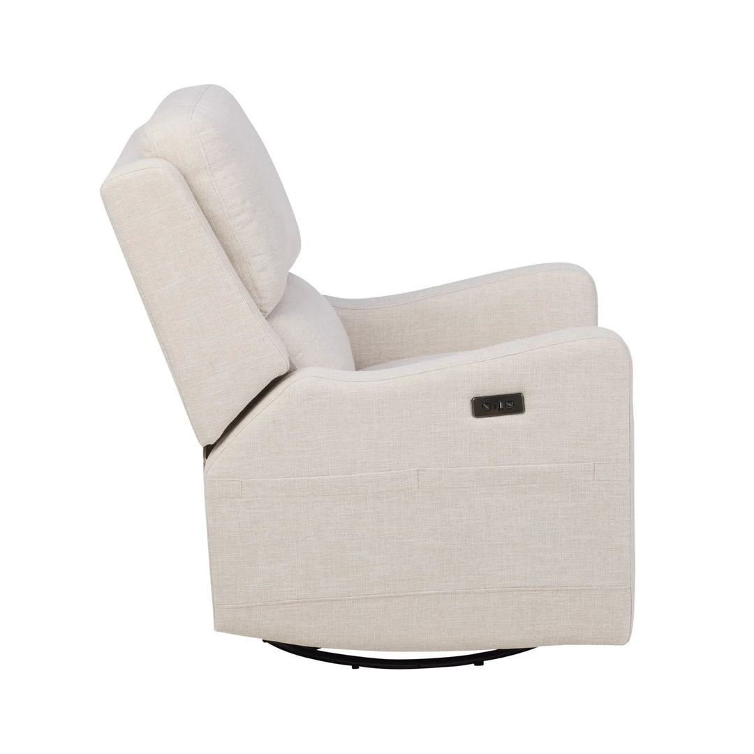 Il Tutto Henry Plus Massage & Heat Nursing Chair in Eggshell
