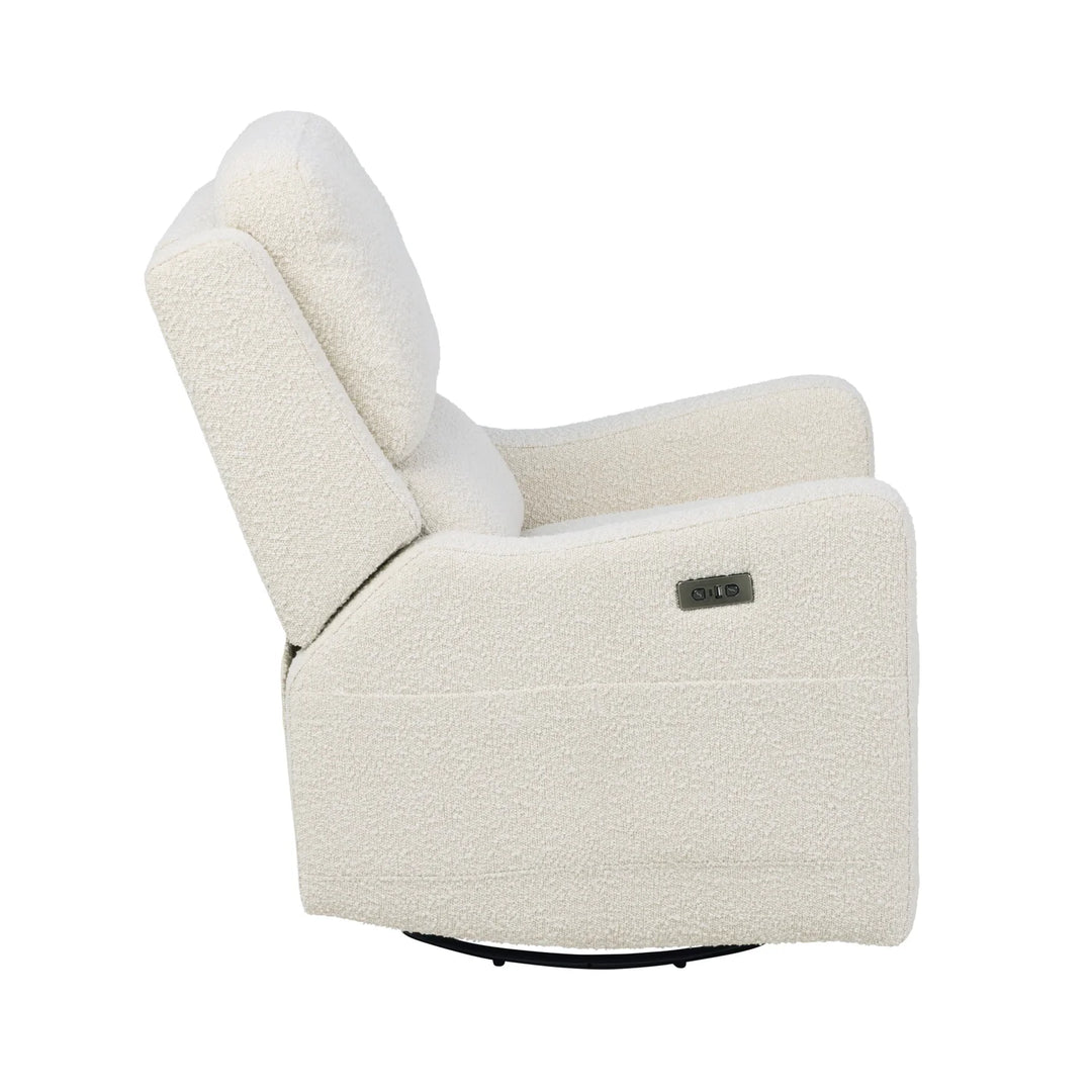 Il Tutto Henry Plus Massage & Heat Nursing Chair in Vanilla Bouclé