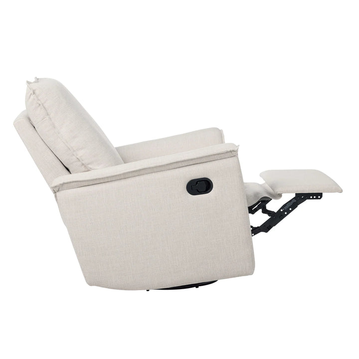 Il Tutto Louie Recliner Glider Nursery Chair in Egg Shell