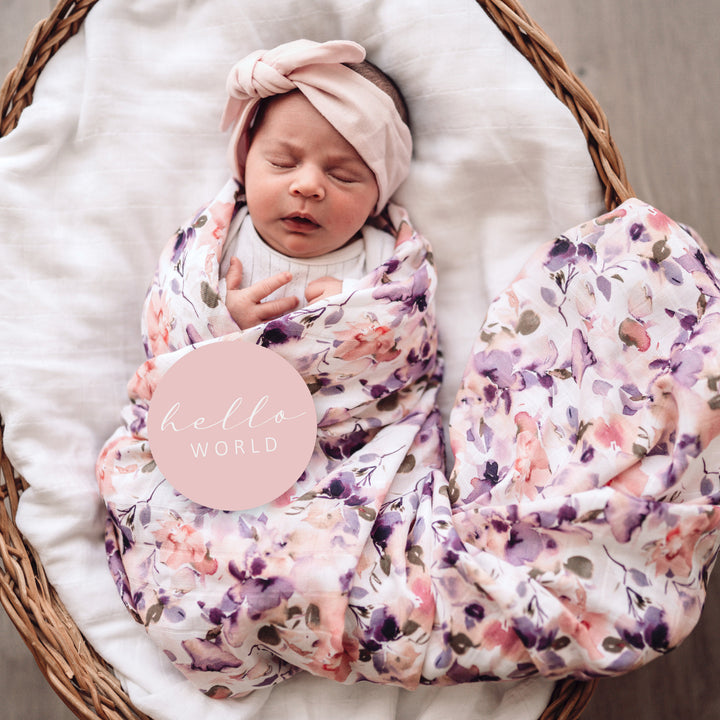 Reversible Milestone Cards Blushing Beauty & Musk Pink