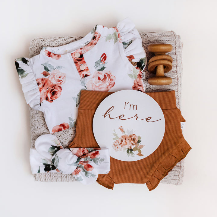 Reversible Milestone Cards Rosebud & Pink Sand