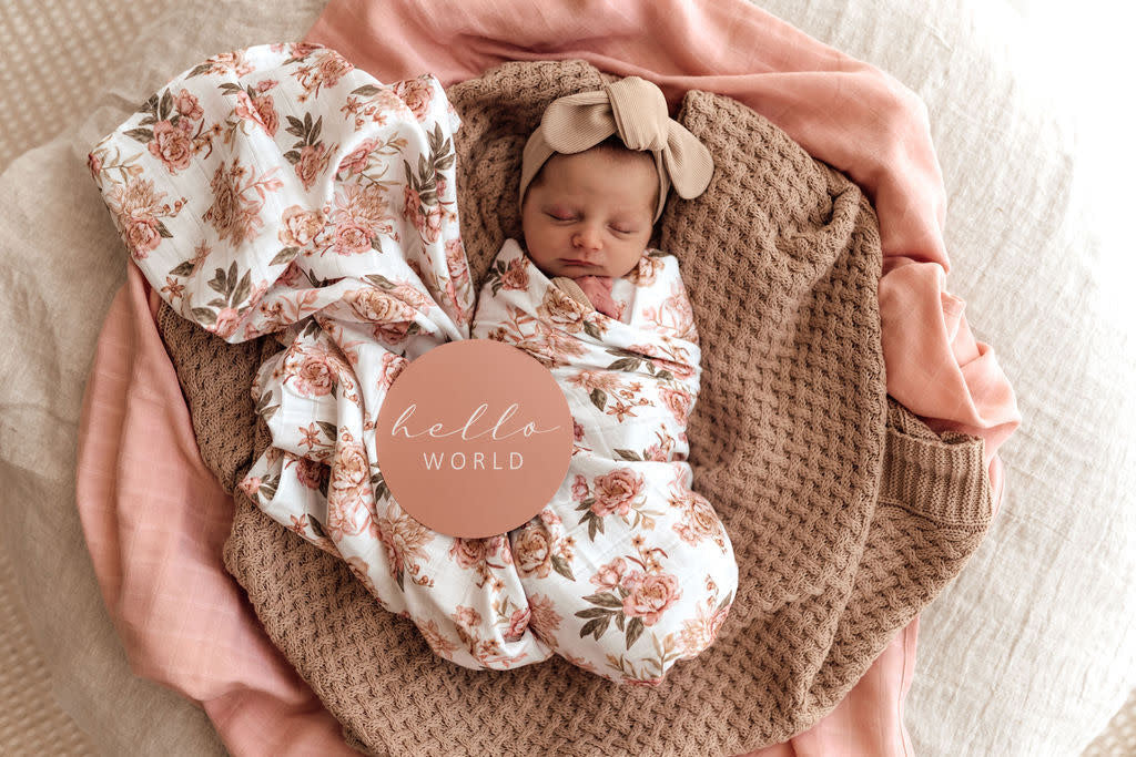 Reversible Milestone Cards-Rosette&Pink Sand