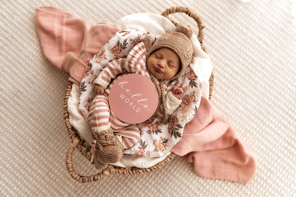 Reversible Milestone Cards-Rosette&Pink Sand
