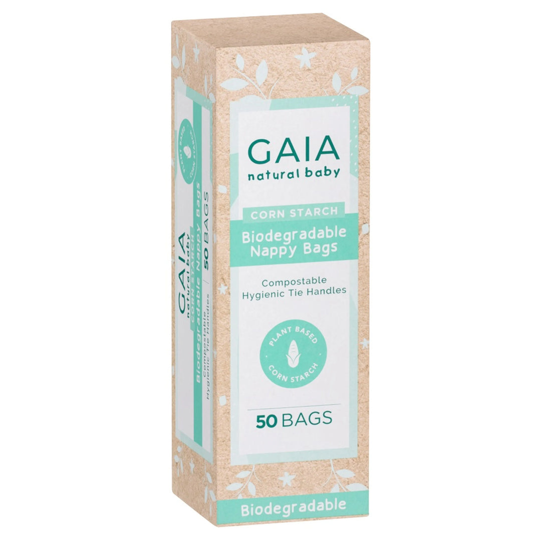 GAIA Biodegradable Nappy bags 50pk