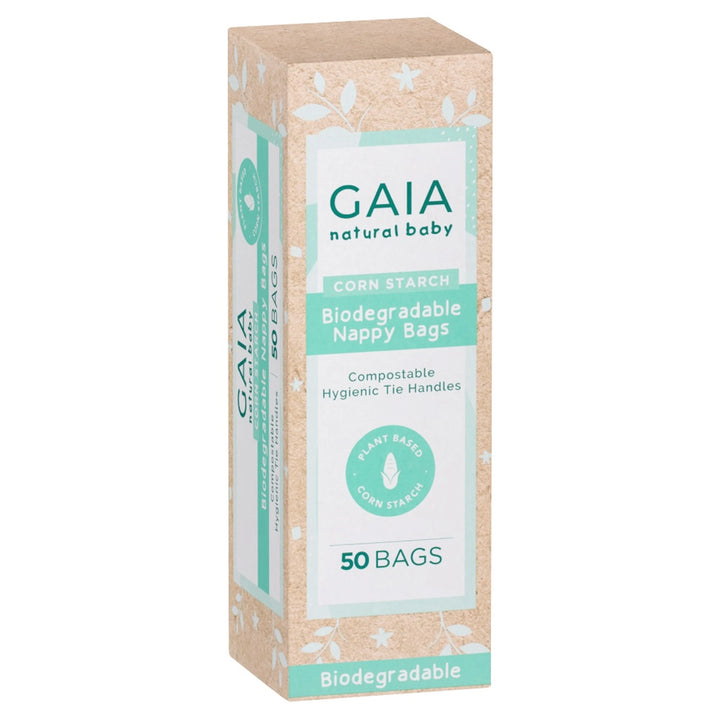 GAIA Biodegradable Nappy bags 50pk