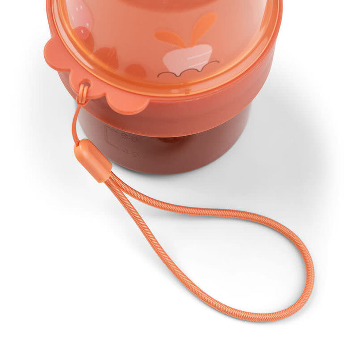 Done by deer To Go 2-Way Snack Container Birdee Papaya