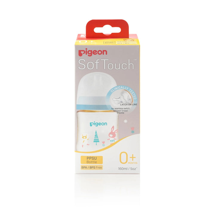 PIGEON SOFTOUCH III BOTTLE PPSU 160ML ANIMAL (SS)