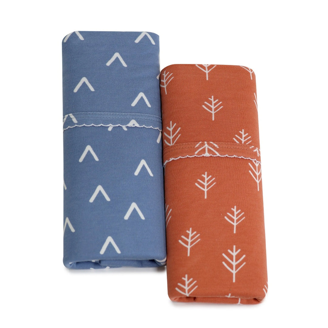 Bubba Blue Nordic 2pk Jersey Wrap-Denim/Clay