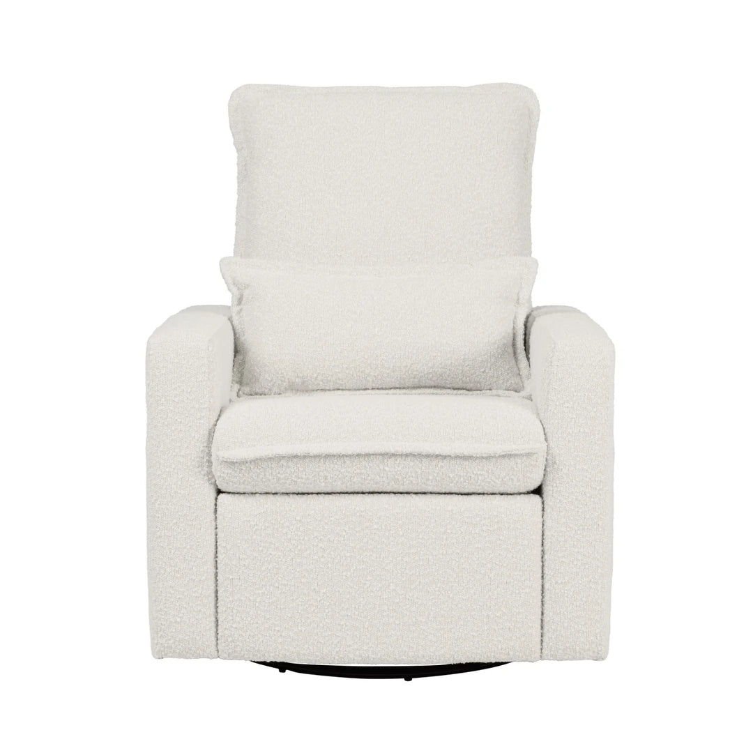 Il Tutto Frankie Electric Recliner Glider Nursery Chair in Vanilla Bouclé
