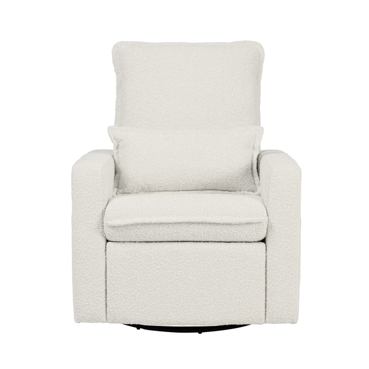 Il Tutto Frankie Electric Recliner Glider Nursery Chair in Vanilla Bouclé