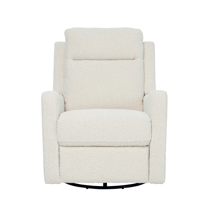 Il Tutto Henry Recliner Glider Chair in Vanilla Bouclé