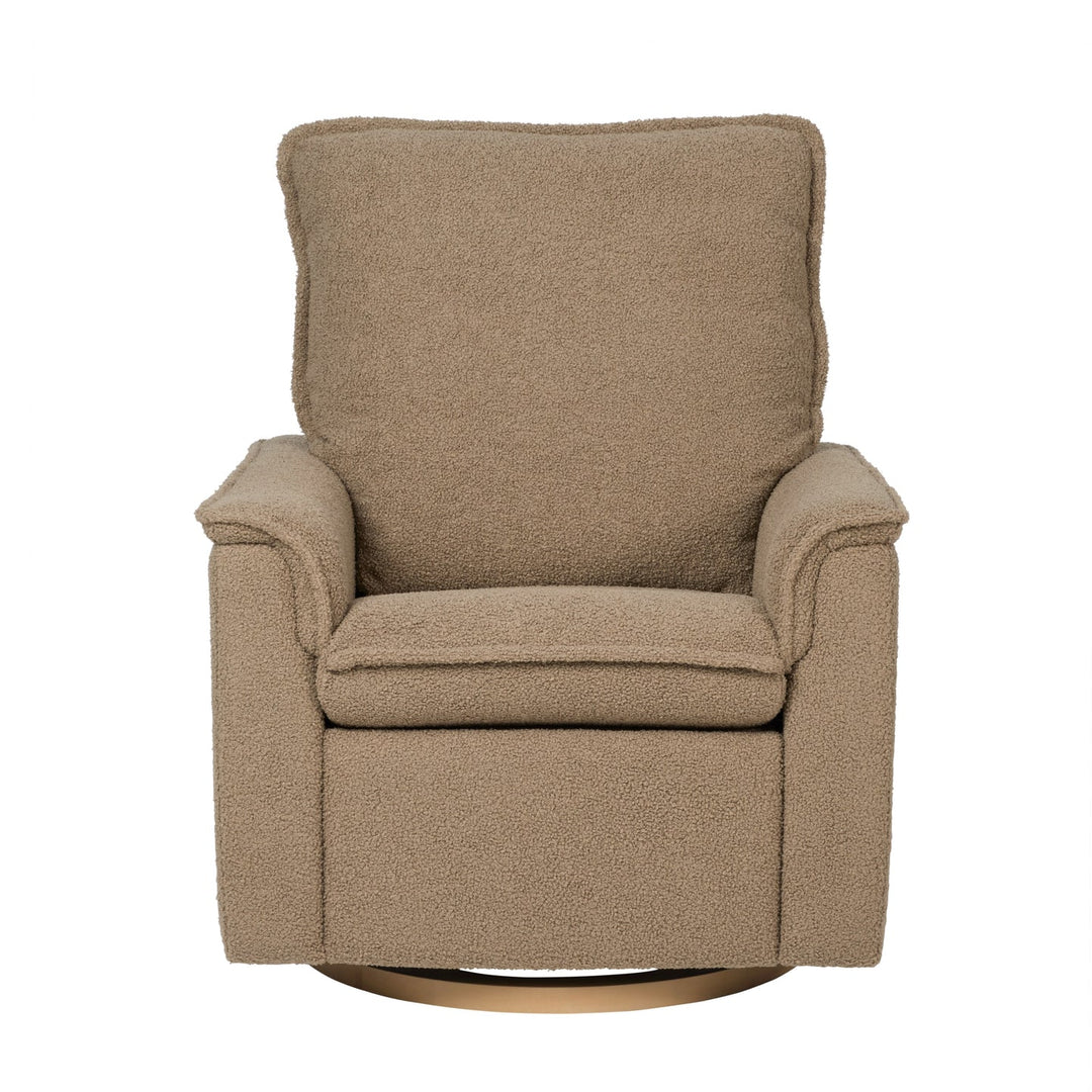 Il Tutto Louie Electric Recliner Glider Nursery Chair in Mocha Teddy