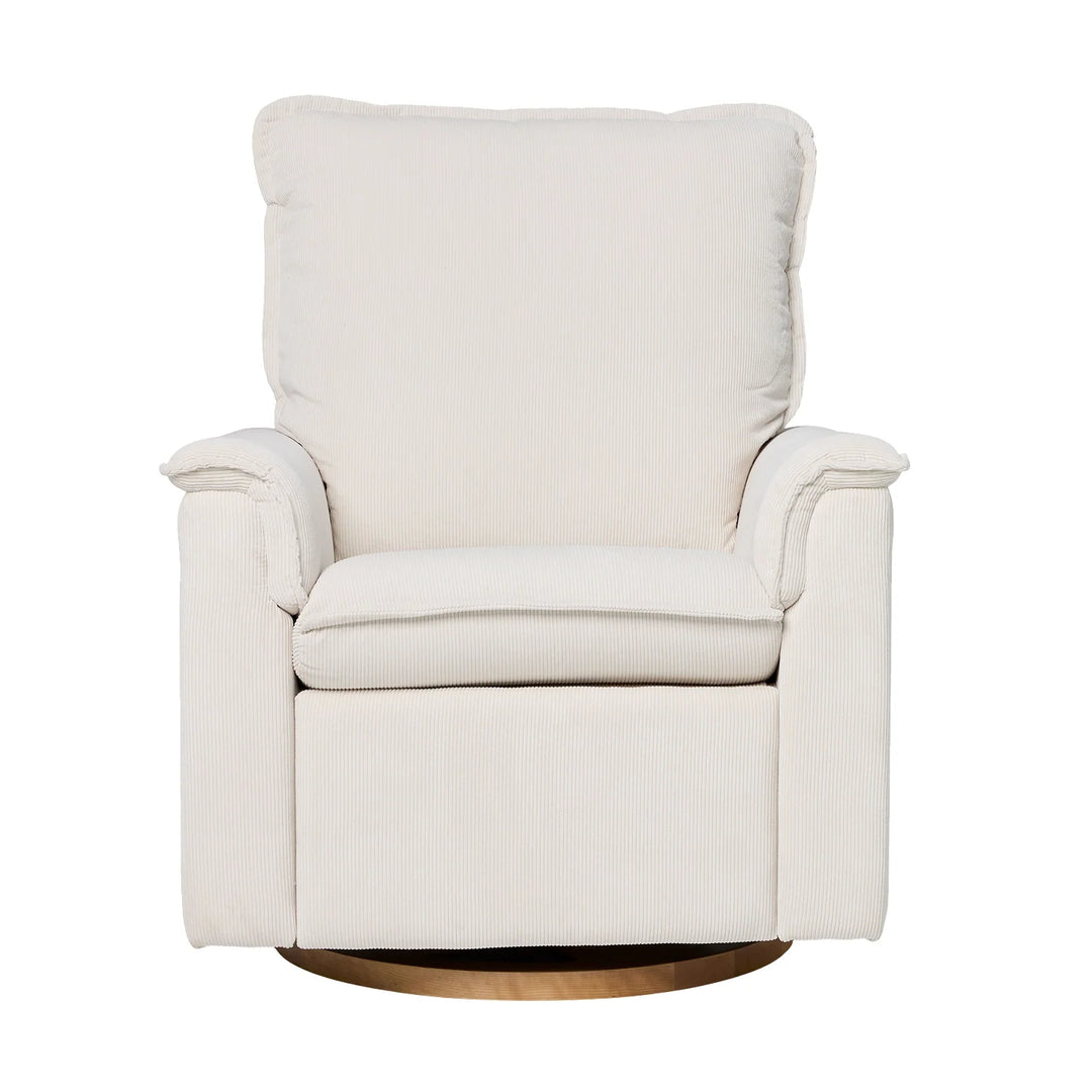 Il Tutto Louie Electric Recliner Glider Nursery Chair in Coconut Corduroy