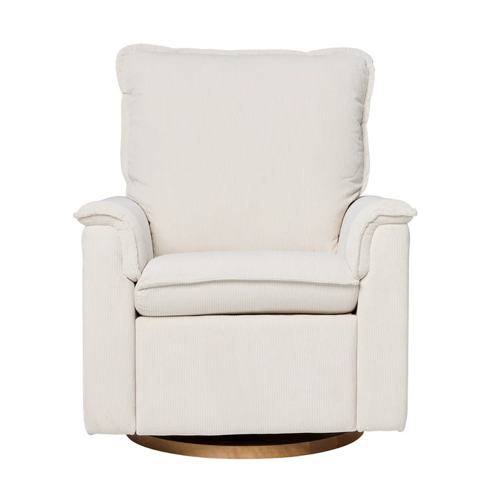Il Tutto Louie Electric Recliner Glider Nursery Chair in Coconut Corduroy