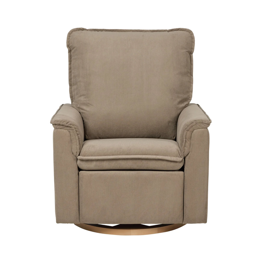 Il Tutto Louie Electric Recliner Glider Nursery Chair in Mocha Corduroy