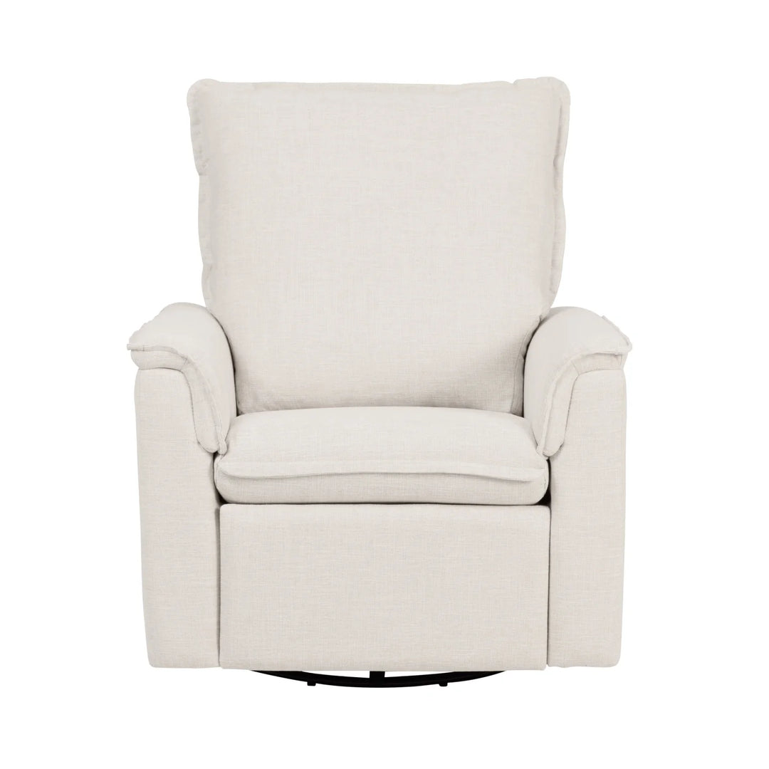 Il Tutto Louie Electric Recliner Glider Nursery Chair in Eggshell