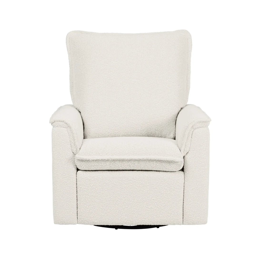 Il Tutto Louie Electric Recliner Glider Nursery Chair in Vanilla Bouclé
