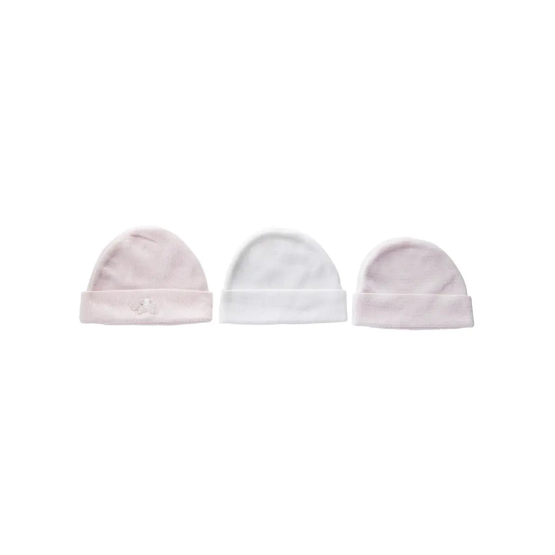 Playette 3 Pack Knitted Caps - Pink/White(1334022)
