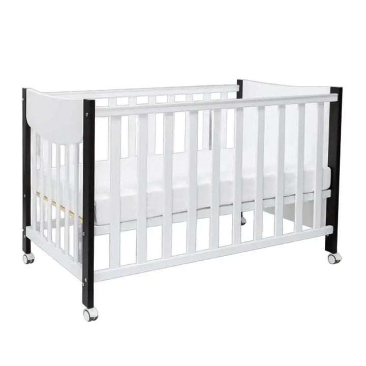 Sweet Pea Lucas compact cot Cocoa + Compact Foam Mattress (120x60x6cm)