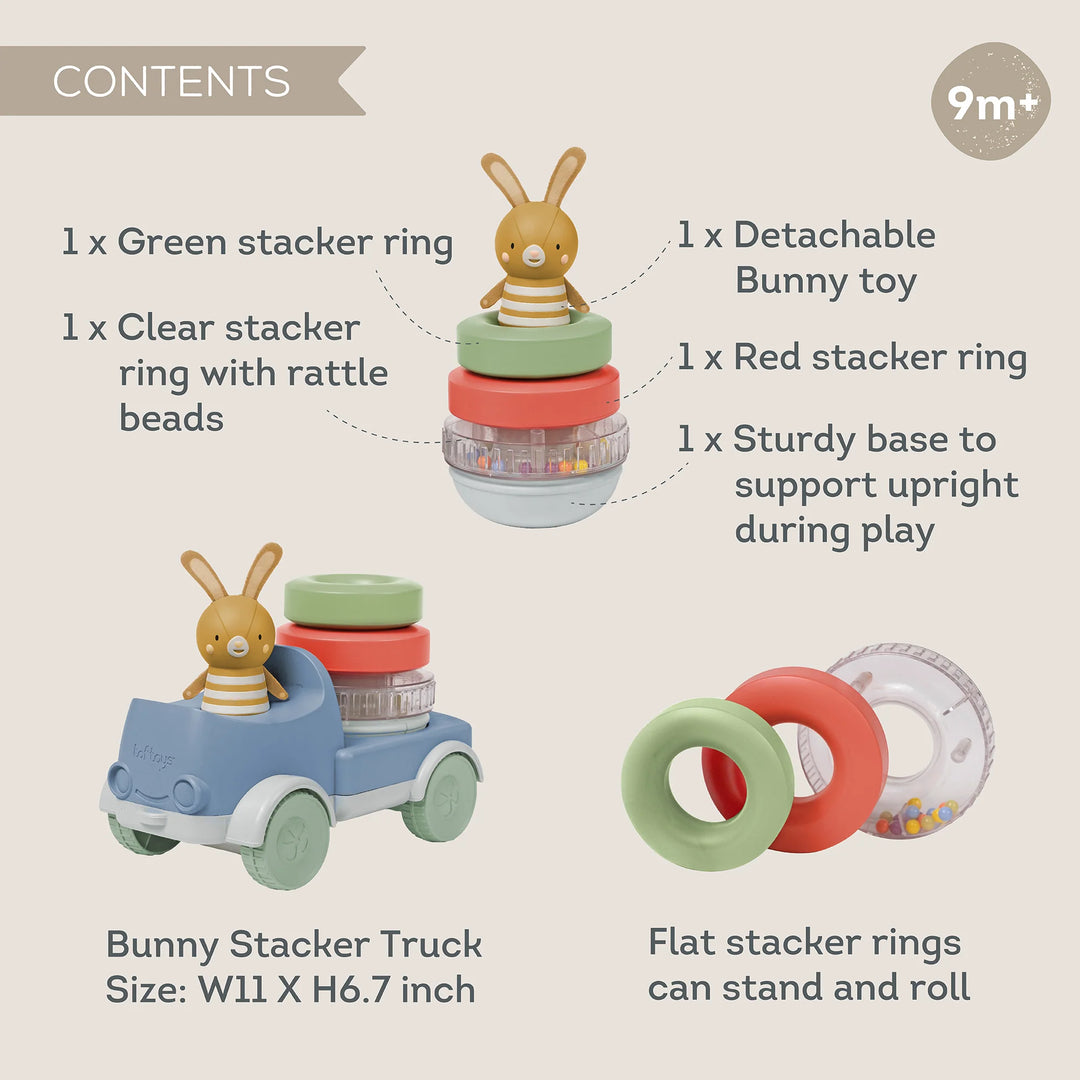 TAF TOYS Bunny Stacker Truck 6M+ TT13445