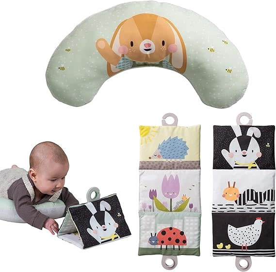 Taf Toys Tummy-time Crinkle Book & Cushion *Kraft Packaging* (US13446)