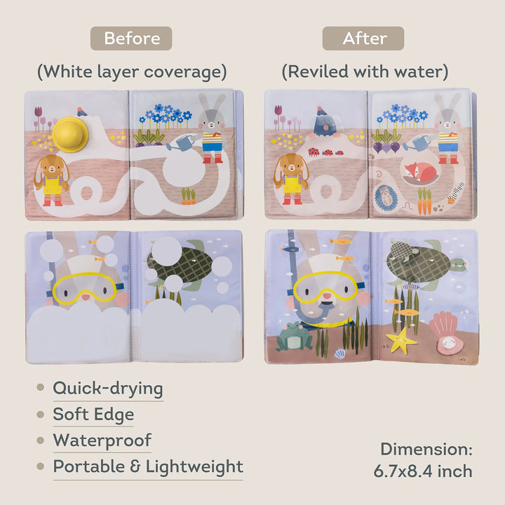 TAF TOYS Peek-A-Boo Water Book