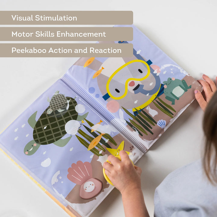 TAF TOYS Peek-A-Boo Water Book