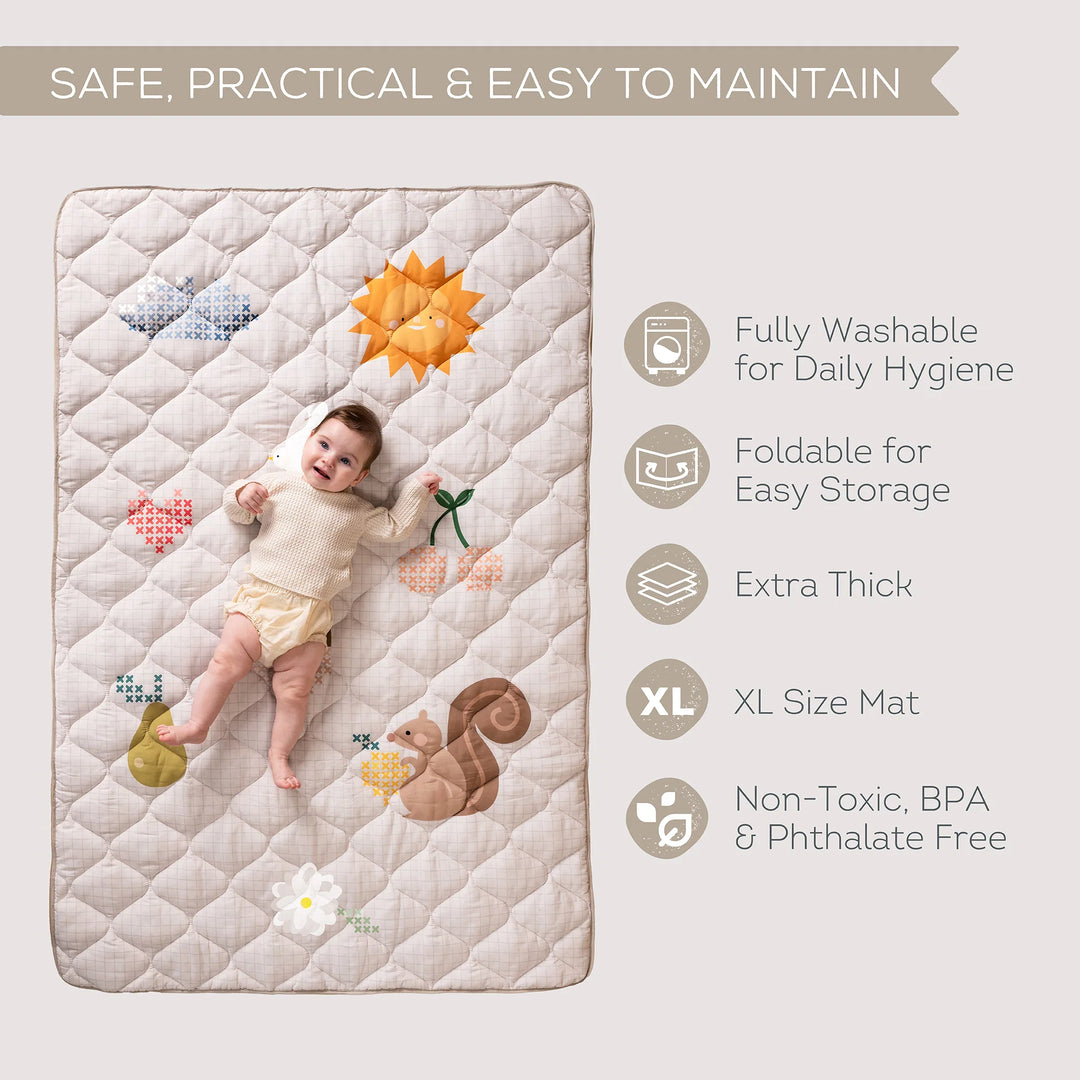 Taf Toys Fantasy Bloom Quilted Play Mat