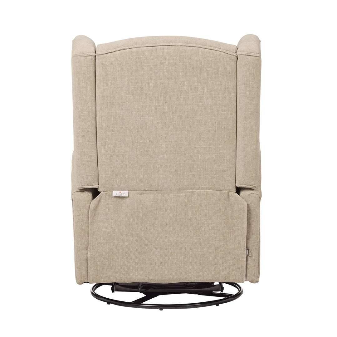 iL Tutto Chelsea Recliner Glider Nursery Chair in Latté