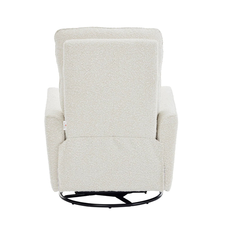 iL Tutto Felix Electric Recliner Glider Chair with USB in Vanilla Bouclé