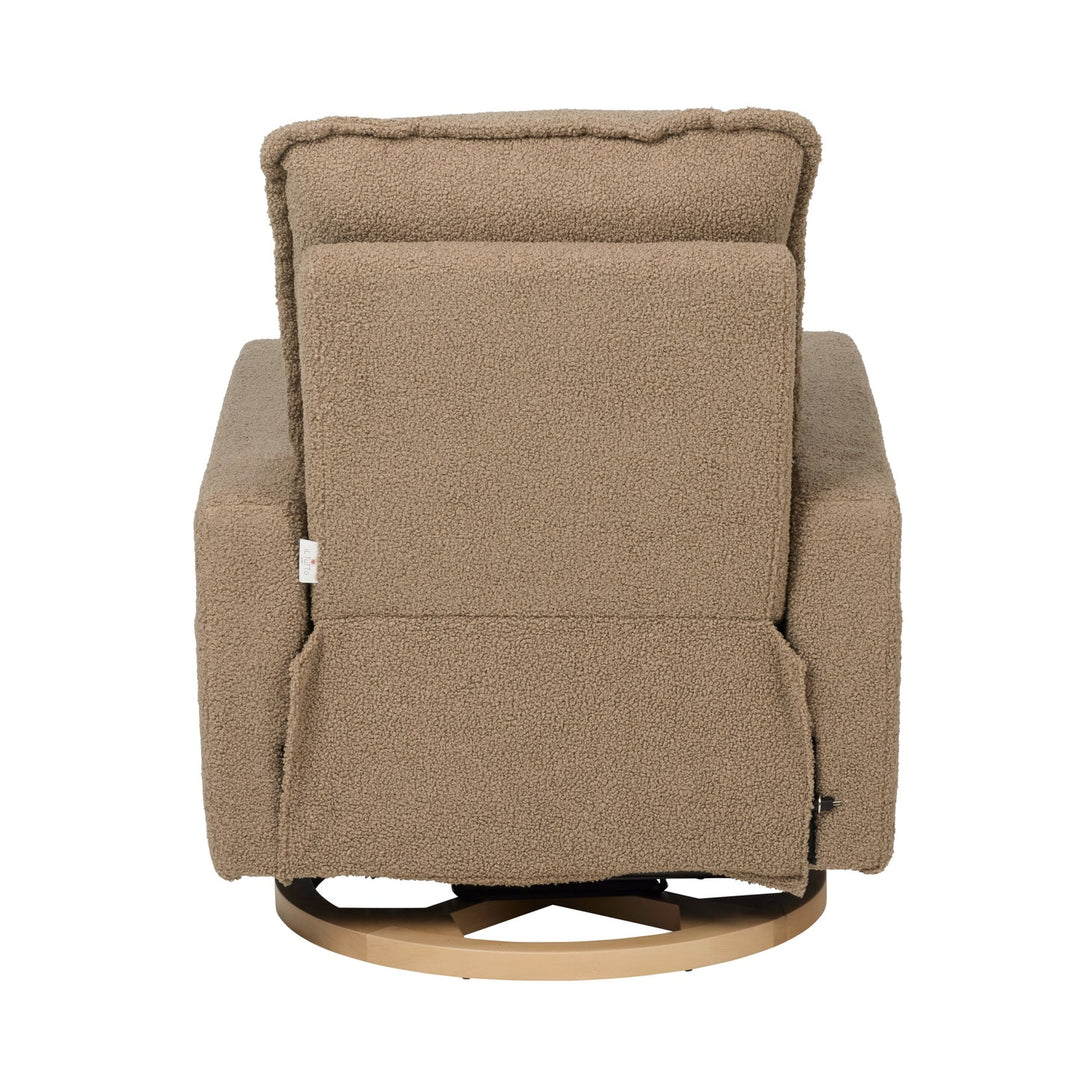 Il Tutto Frankie Electric Recliner/Glider Chair - Mocha Teddy