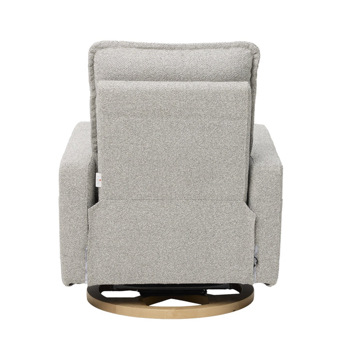 Il Tutto Frankie Electric Recliner Glider Nursery Chair in Grey Speckle Soft Tweed