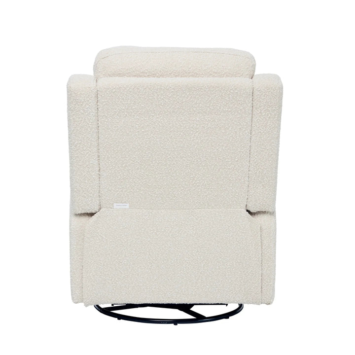 Il Tutto Henry Electric Recliner Glider Chair with USB - Vanilla Bouclé