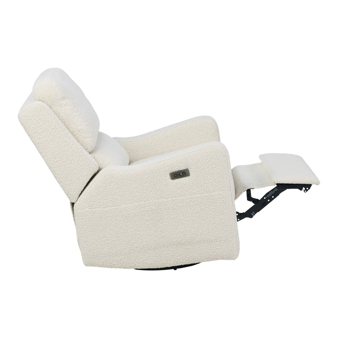 Il Tutto Henry Plus Massage & Heat Nursing Chair in Vanilla Bouclé