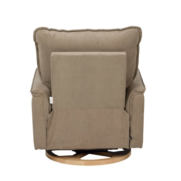 Il Tutto Louie Electric Recliner Glider Nursery Chair in Mocha Corduroy