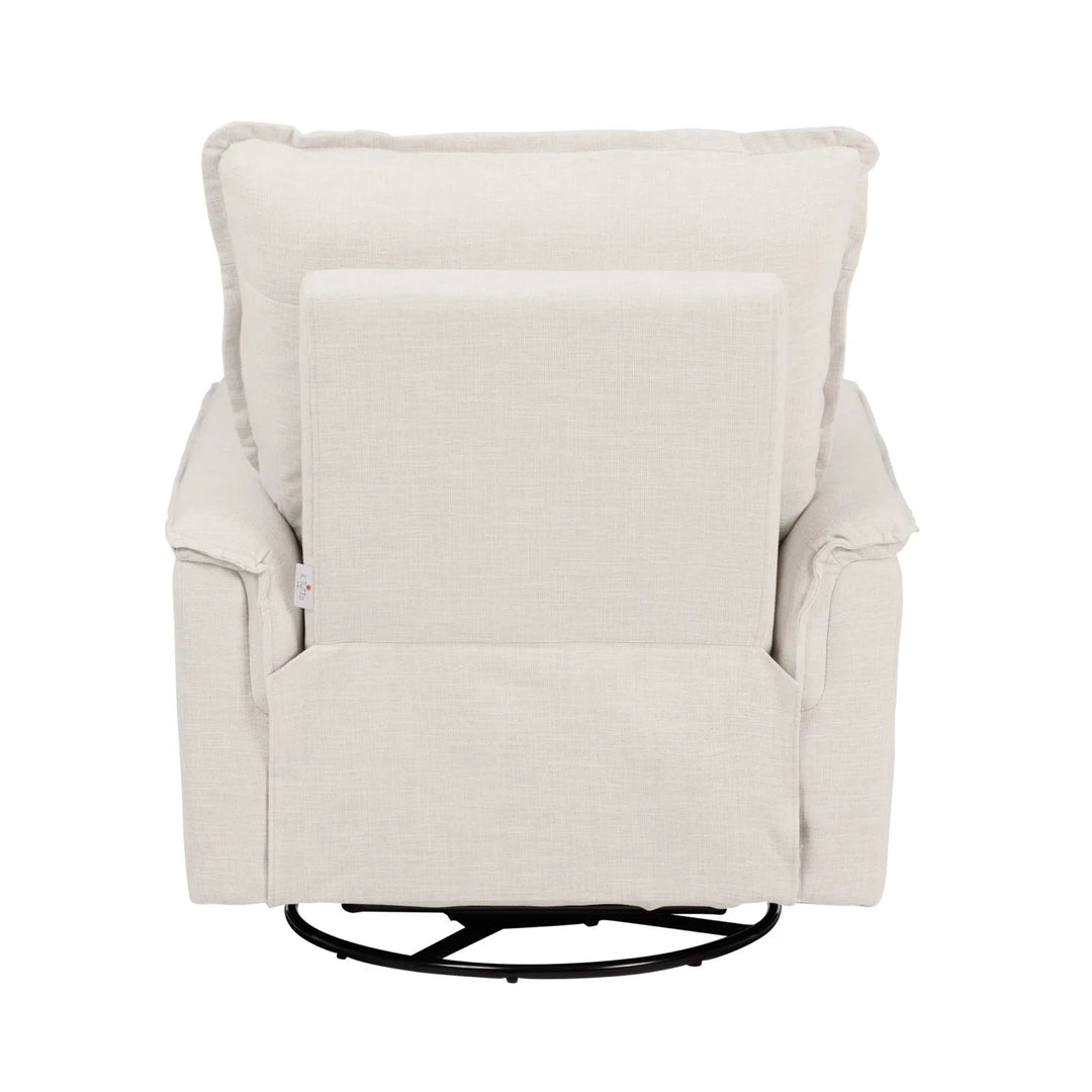 Il Tutto Louie Electric Recliner Glider Nursery Chair in Eggshell