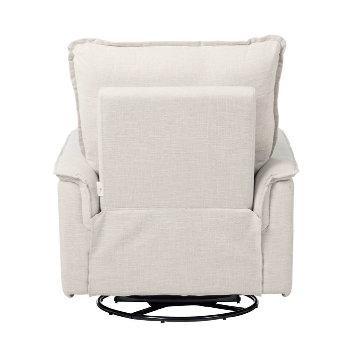 Il Tutto Louie Recliner Glider Nursery Chair in Egg Shell
