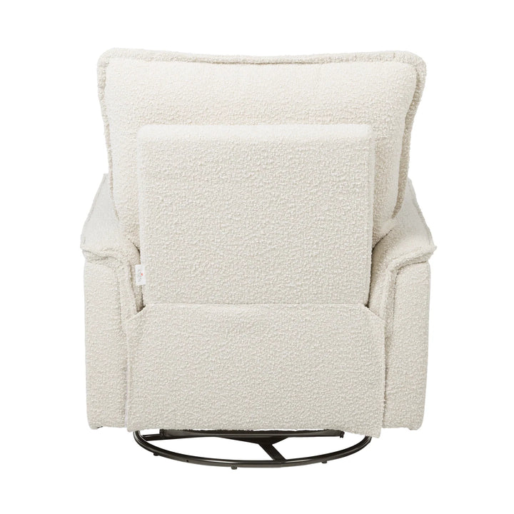 Il Tutto Louie Recliner Glider Nursery Chair in Vanilla Bouclé
