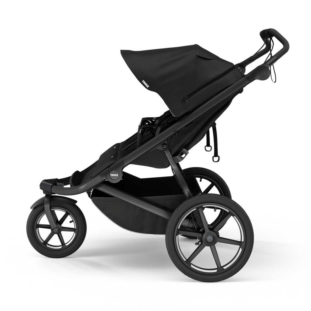 Thule Urban Glide 3 double stroller black magnetic buckle (NEW)
