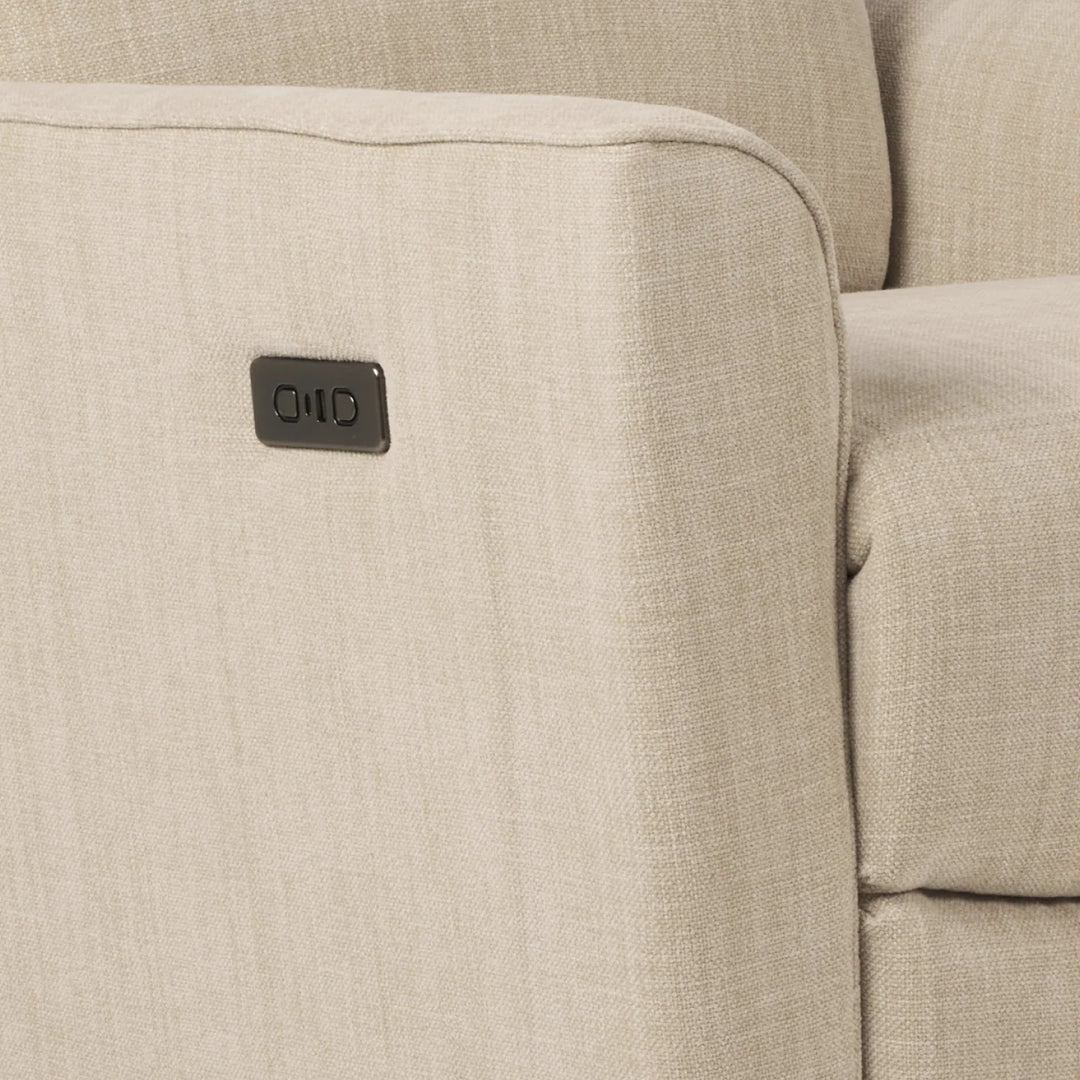 iL Tutto Felix Electric Recliner Glider Chair with USB in Latté