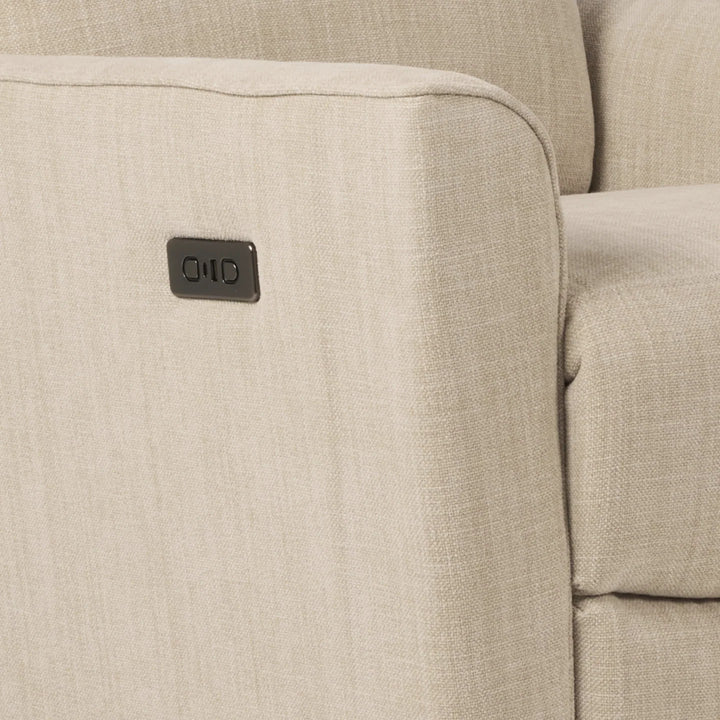 iL Tutto Felix Electric Recliner Glider Chair with USB in Latté