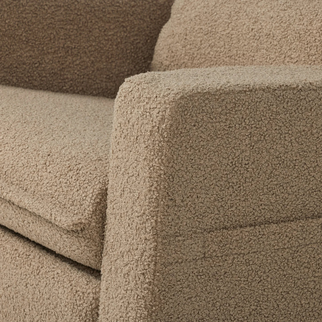 Il Tutto Frankie Electric Recliner/Glider Chair - Mocha Teddy
