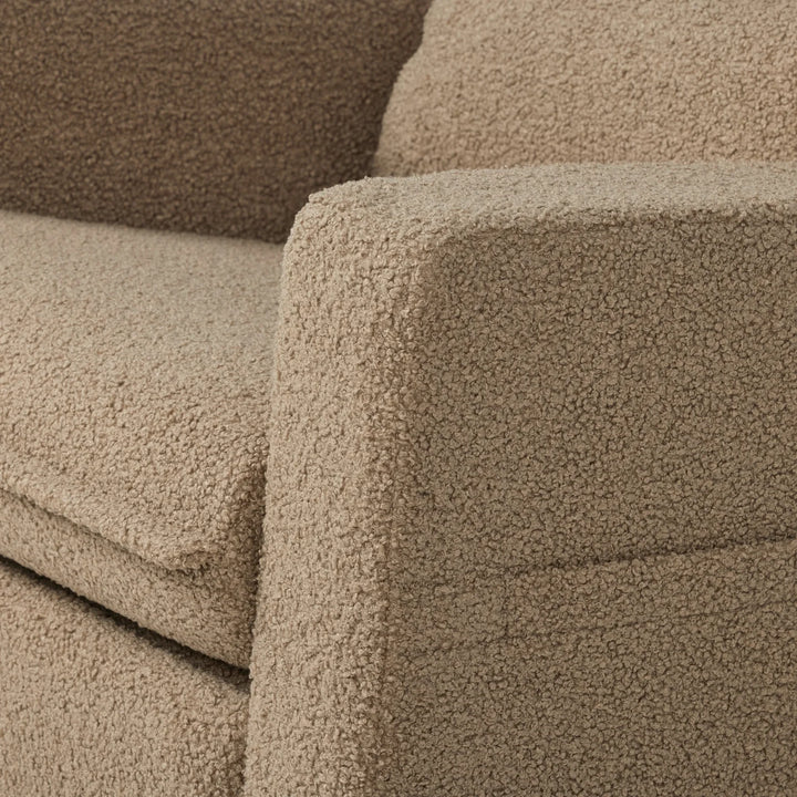 Il Tutto Frankie Electric Recliner/Glider Chair - Mocha Teddy