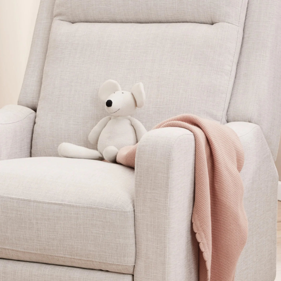 Il Tutto Henry Electric Recliner Glider Chair with USB - Egg Shell